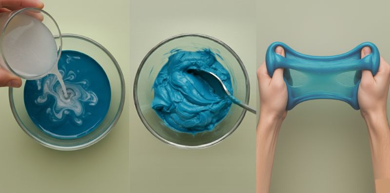 ultimos pasos para hacer slime con cola blanca